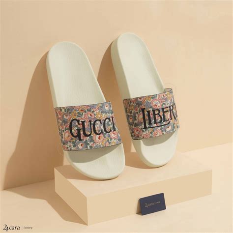 gucci liberty slides|Gucci slides outlet.